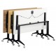 Endurance Rectangular Fliptop Mobile Table